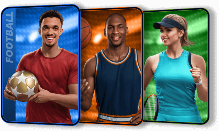 Atleti di calcio, basket e tennis rappresentativi delle scommesse su Boomerang Bet